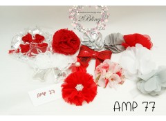 Mix Assorted pack (AMP 77) Red, Grey, White